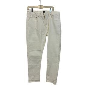 Gap Slim White Jeans 36x34 Men's Denim Pants Classic 5 Pocket Casual Streetwear